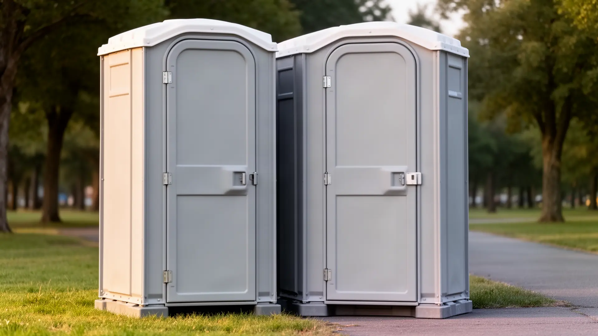 Clean porta potty unit from Loma Linda Porta Potty Rentals in Dallas, TX